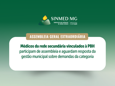 médicos da rede secundária vinculados a PBH